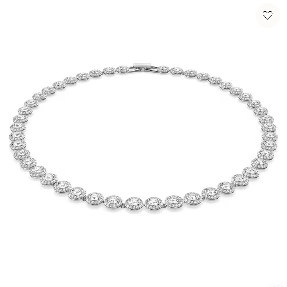Silver Swarovski Angelic Necklace